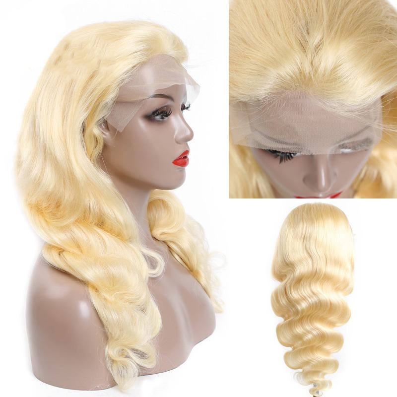 Body Wave 613 Transparent Lace 13x4 Frontal Wig 4x4 Closure Wig 13x6x1 Human Hair Wig